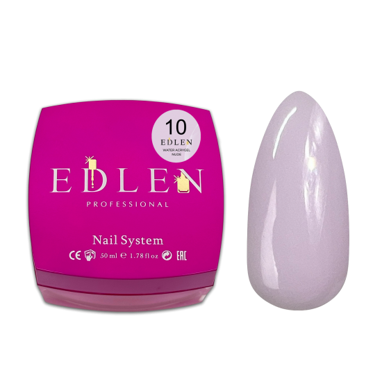 Water Acrygel Nude №10 EDLEN, 50 ml