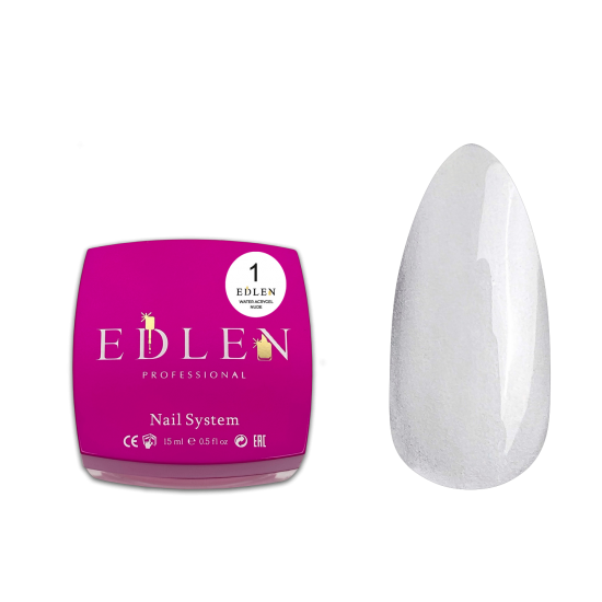 Water Acrygel Nude №01 EDLEN, 15 ml