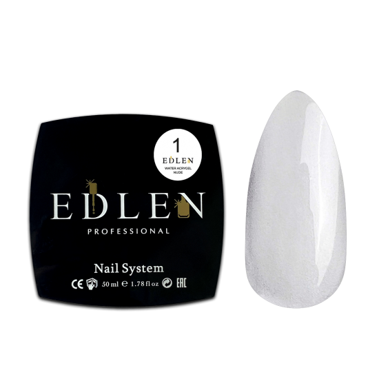 Water Acrygel Nude №01 EDLEN, 50 ml
