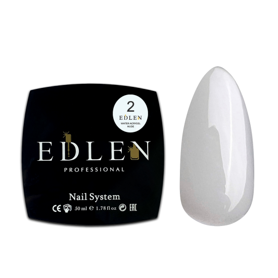 Water Acrygel Nude №02 EDLEN, 50 ml