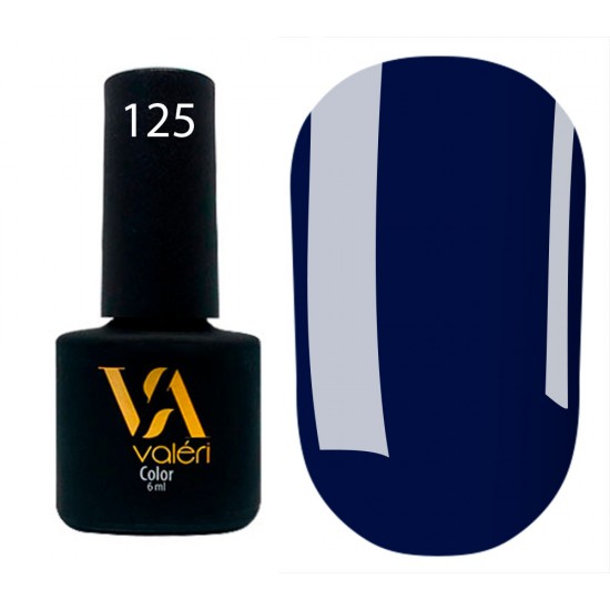 Valeri № 125 color, 6 ml, тёмно синий