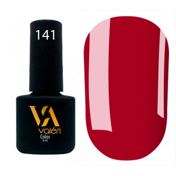 Valeri № 141 color, 6 ml, красно алый