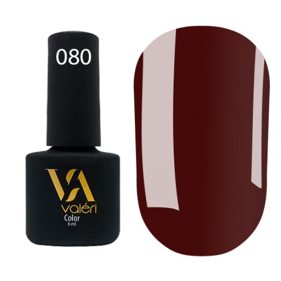 Valeri № 80 color, 6 ml, світлий баклажан