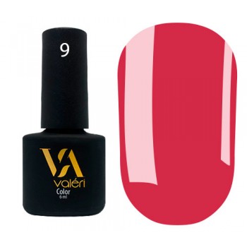 Valeri № 09 color, 6 ml, коралловый красный