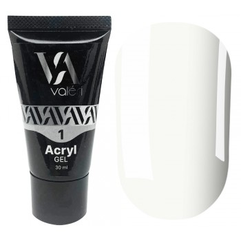 Acryl gel, 30 ml №01, белый