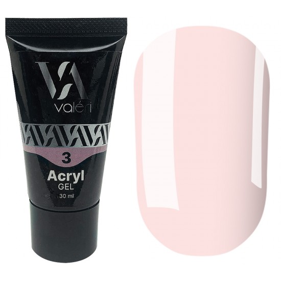 Acryl gel, 30 ml №03, молочно-розовый