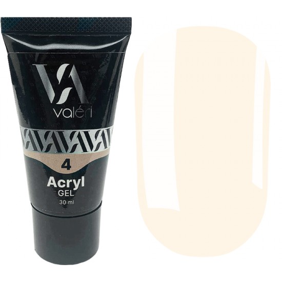 Acryl gel, 30 ml №04, светлый нюдово-персиковый