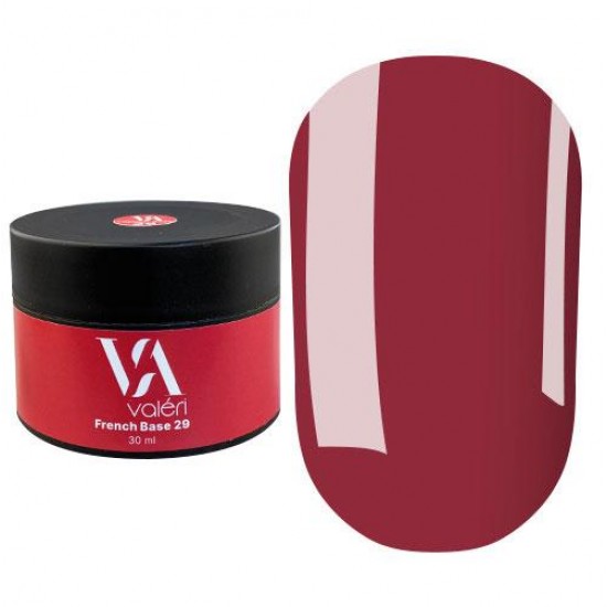 Base Valeri № 29 color, 30 ml , малиновый