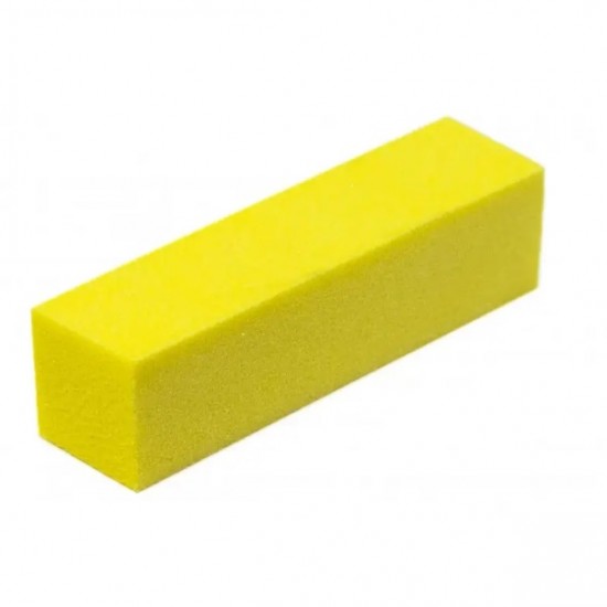 Баф (1 шт) универсальный для шлифовки и полировки ногтей желтый