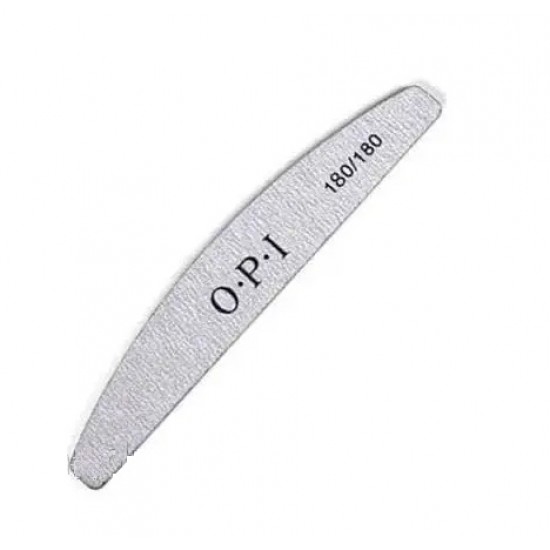 Пилочка OPI 180/180 полукруглая двухсторонняя для маникюра и педикюра, 1шт