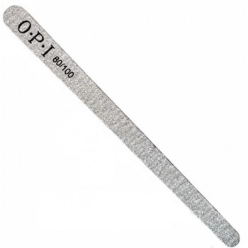Пилочка OPI 80/100 каплевидная двухсторонняя для маникюра и педикюра, 1шт