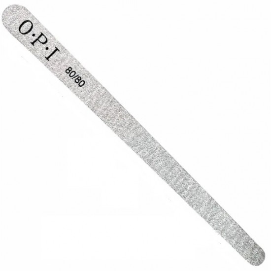 Пилочка OPI 80/80 каплевидная двухсторонняя для маникюра и педикюра, 1шт