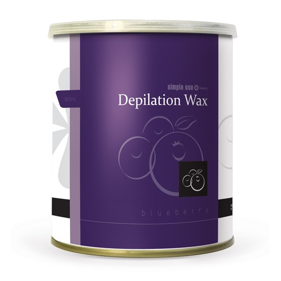 Черника - теплый воск SIMPLE USE 800 мл