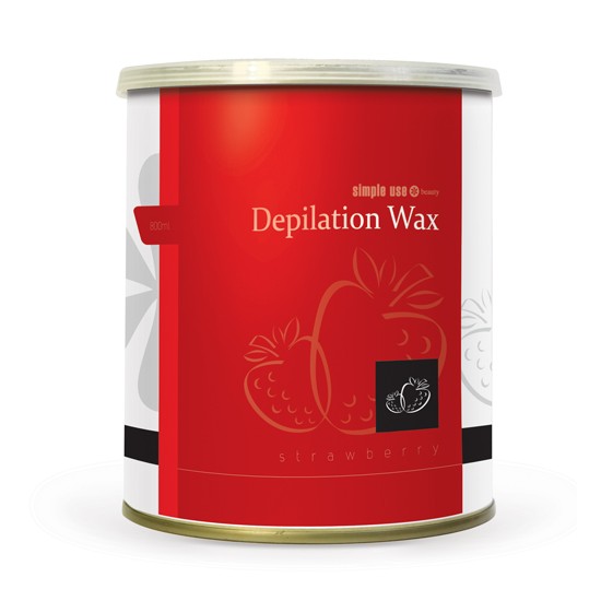 Клубника - теплый воск 800 мл SIMPLE USE